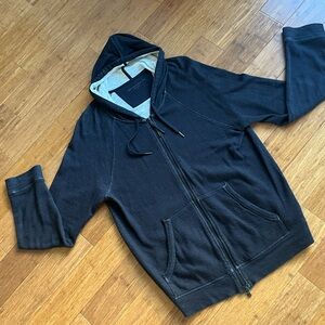 JOHN VARVATOS Double Layer Zip Hoodie